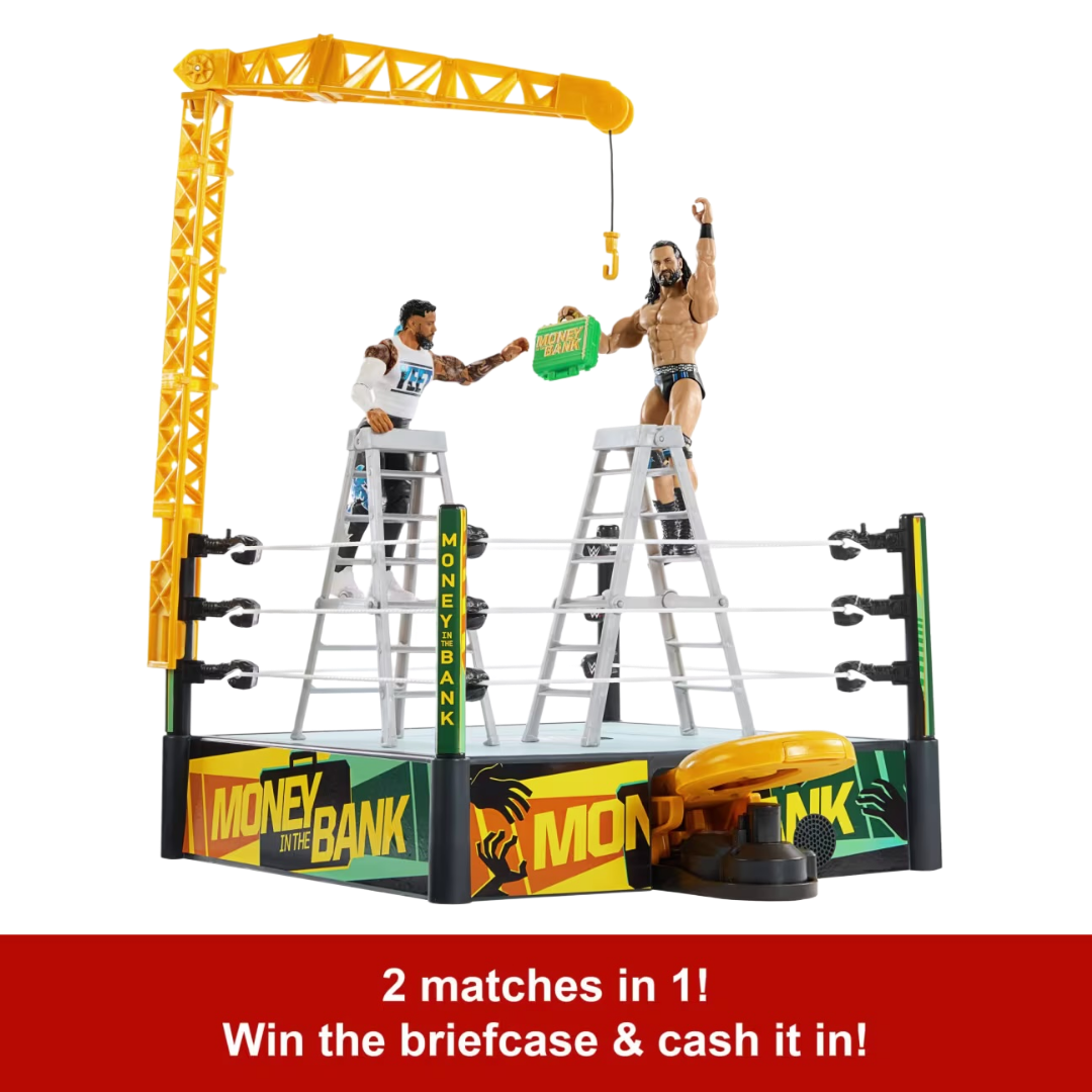 Money in The Bank Cash-in Ring Playset - WWE Mattel