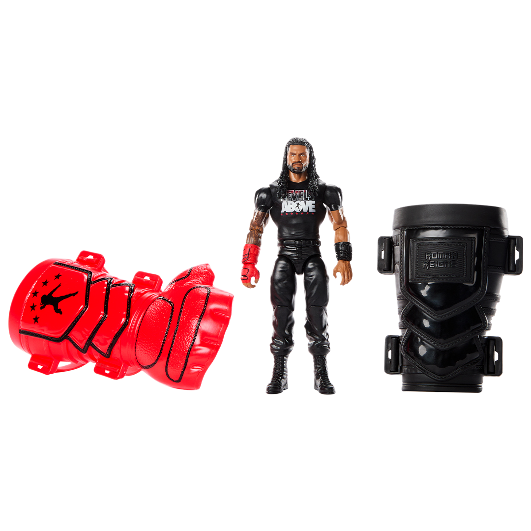 Guante y Figura Roman Reigns - WWE: Main Event Series Mattel