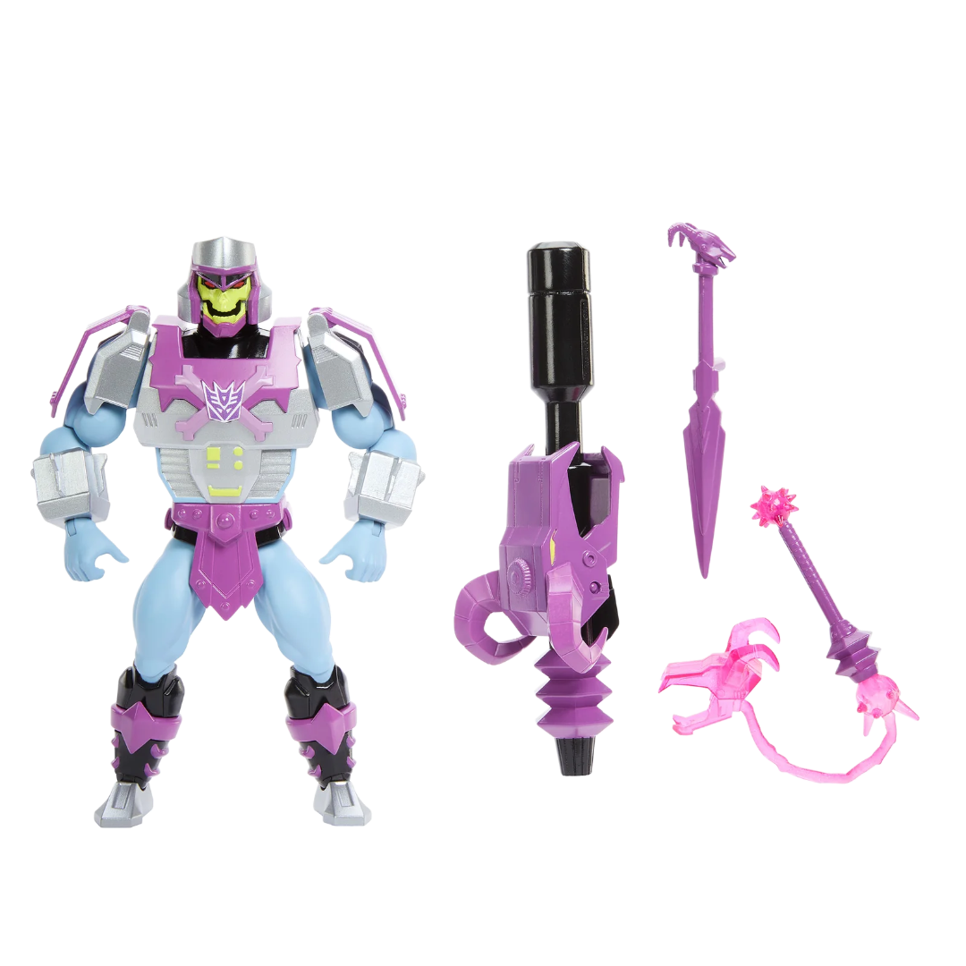 Megatron Armor Skeletor  - Masters of the Universe x Transformers Mattel Creations