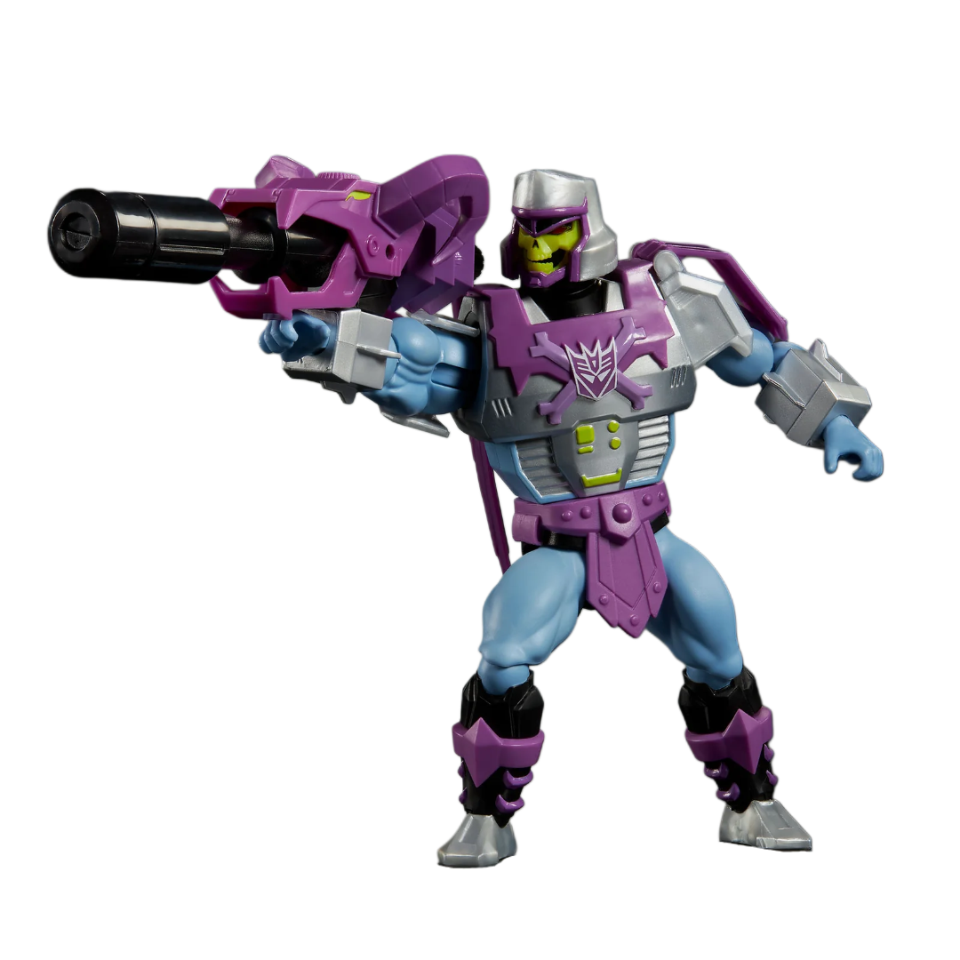 Megatron Armor Skeletor  - Masters of the Universe x Transformers Mattel Creations