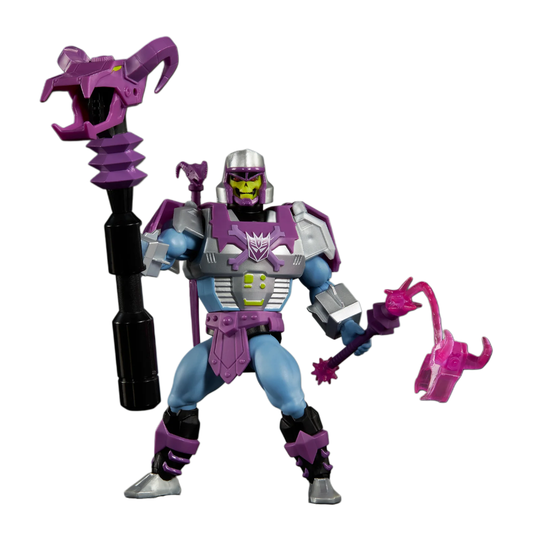Megatron Armor Skeletor  - Masters of the Universe x Transformers Mattel Creations