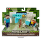 Steve y Caballo Blindado - Minecraft: Build a Portal Mattel