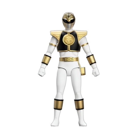 White Ranger Ultimates! - Power Ranger Mighty Morphin Super7