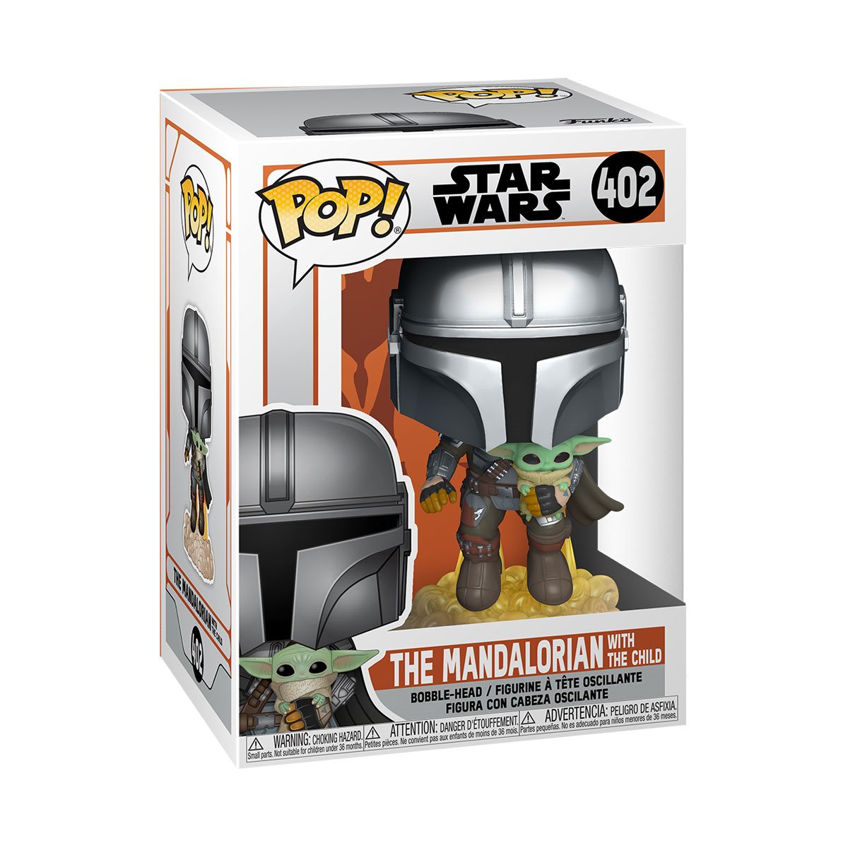 The Mandalorian Flying with The Child 402 - Funko Pop! Star Wars: The Mandalorian