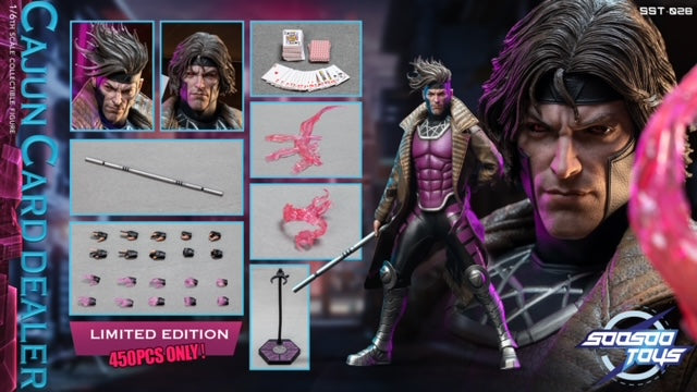 Cajun Card Dealer (Gambit) 1/6 - SooSoo Toys