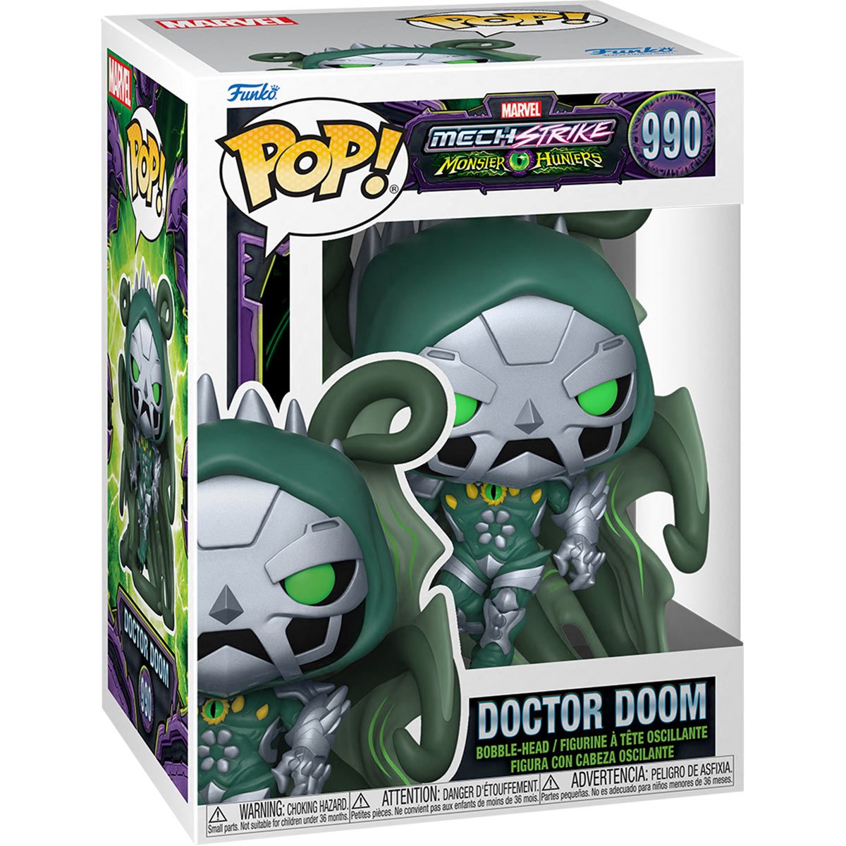 Doctor Doom 990 - Funko Pop! Marvel's Mech Strike: Monster Hunters