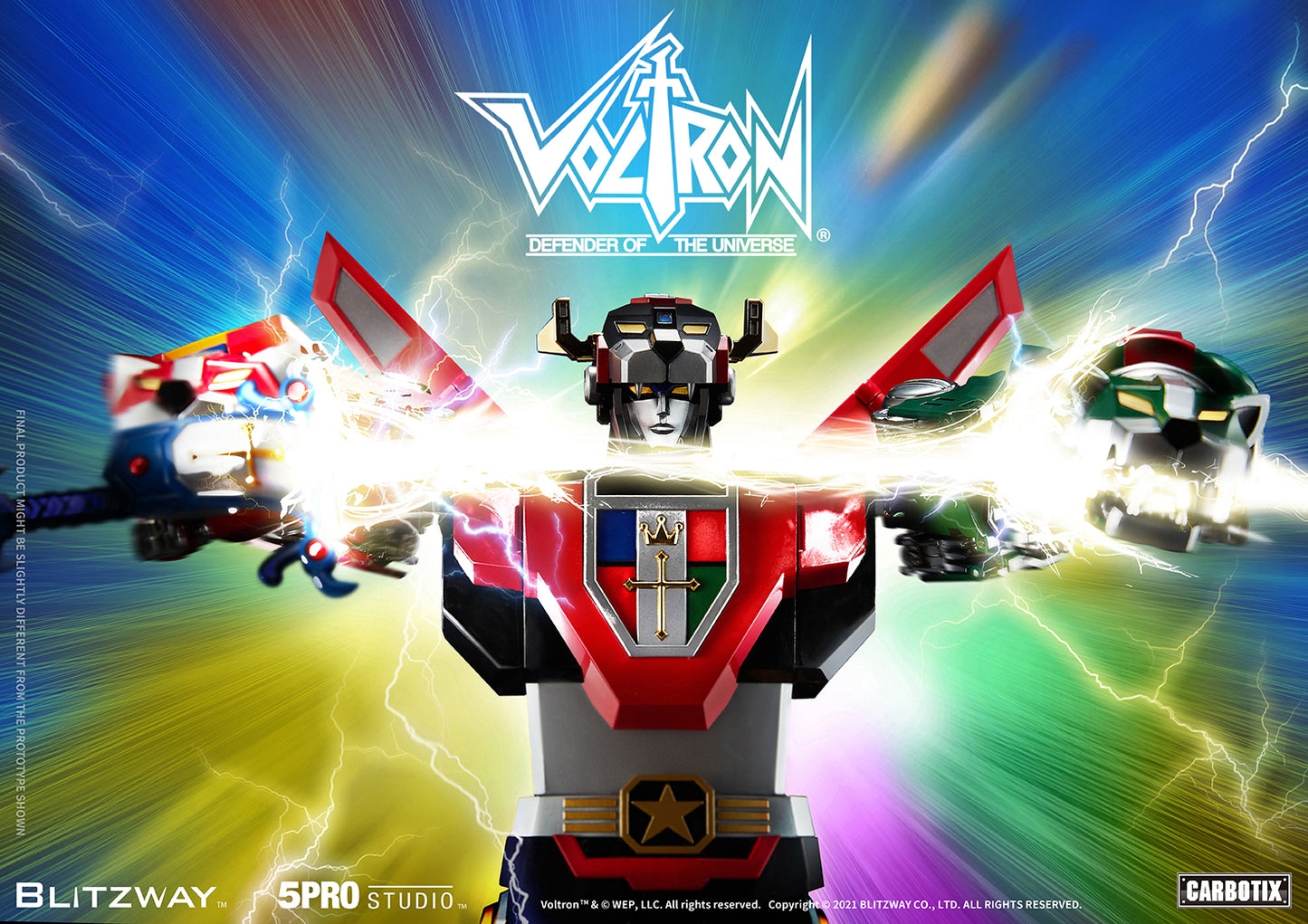 Voltron Defender of the Universe - Blitzway Carbotix
