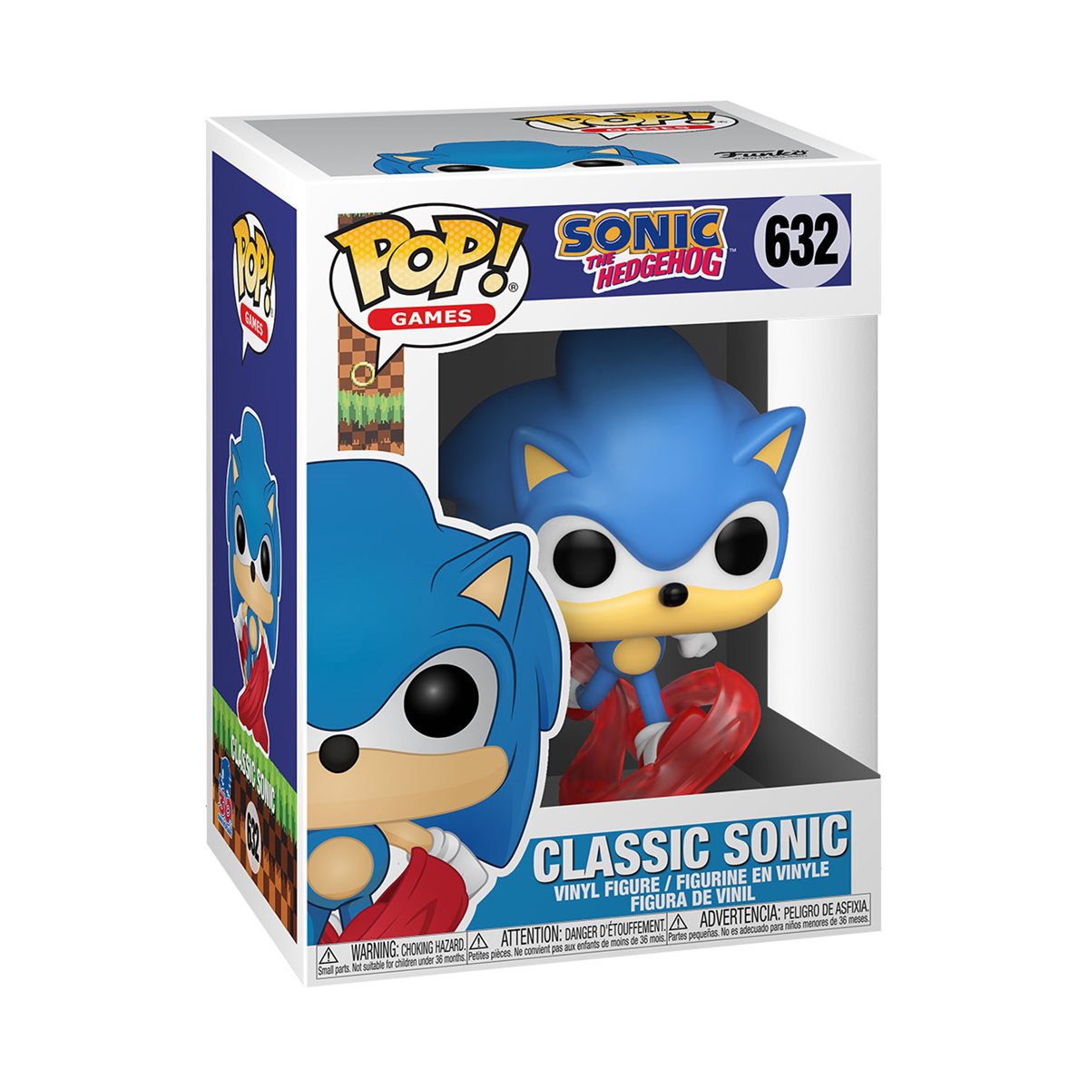 Classic Sonic Running 632 - Funko Pop! Games