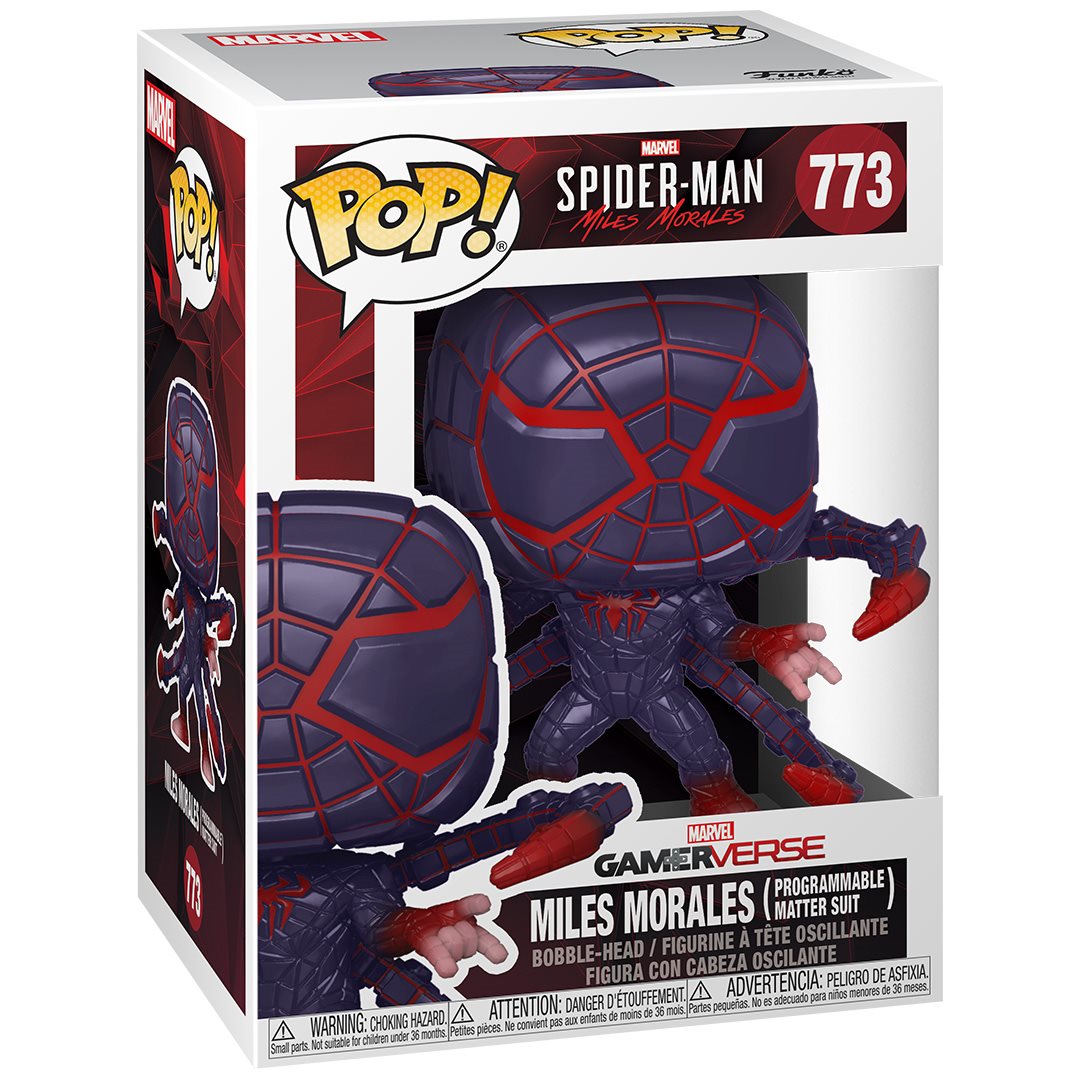 Miles Morales Programmable Matter Suit 773 - Funko Pop! Marvel's Spider-Man: Miles Morales