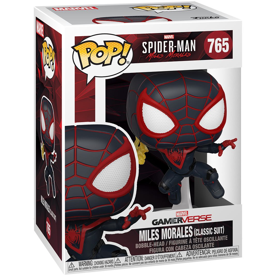 Miles Morales Classic Suit 765 - Funko Pop! Marvel's Spider-Man: Miles Morales