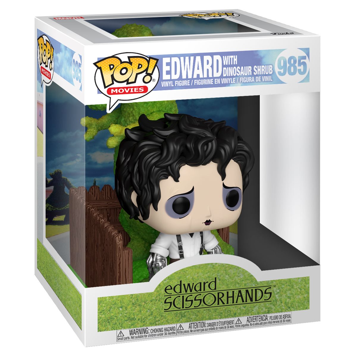 Edward Scissorhands with Dinosaur Shrub 985 Deluxe - Funko Pop! Movies