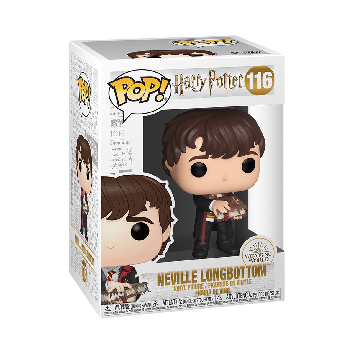 Neville Longbottom with Monster Book 116 - Funko Pop! Harry Potter