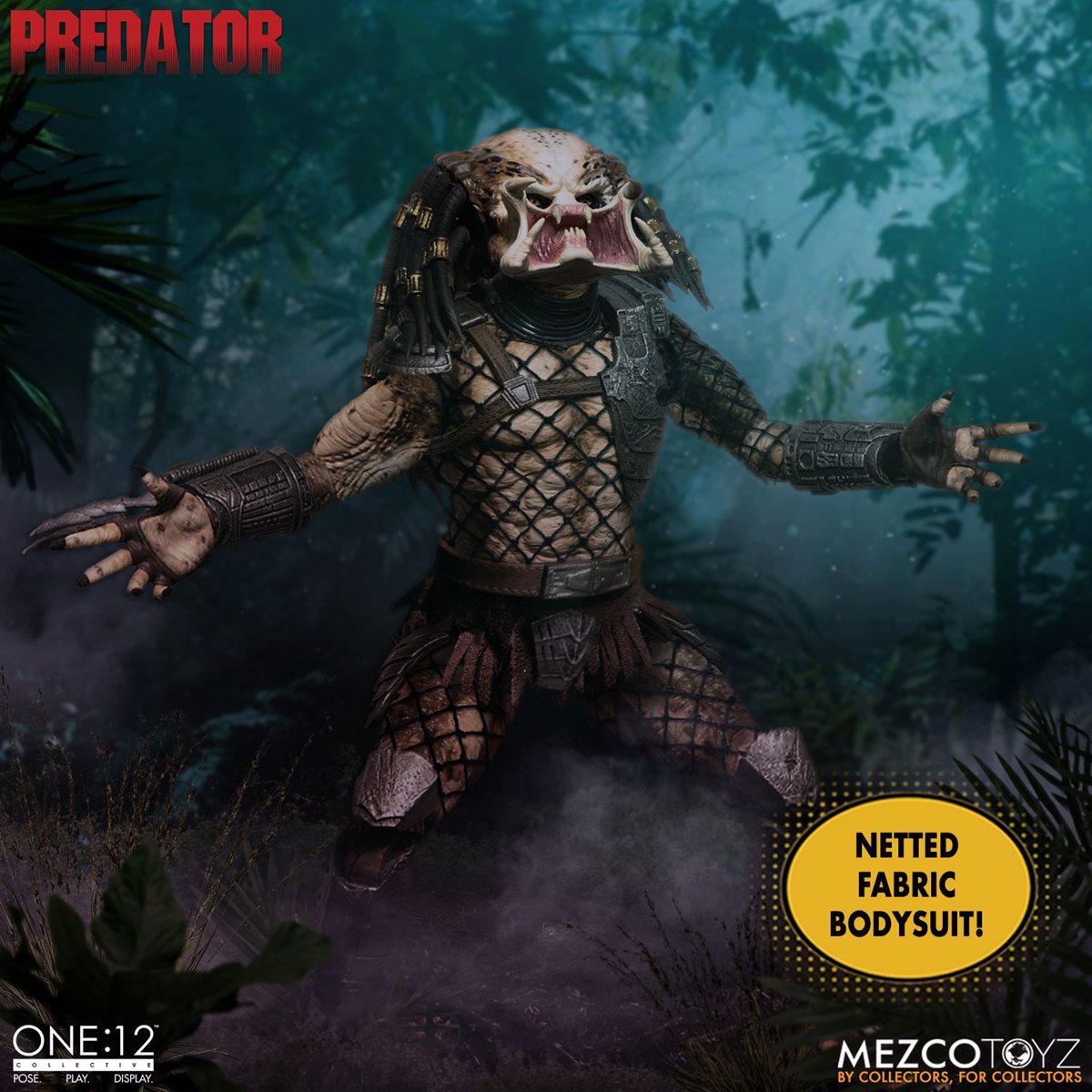 Jungle Hunter Predator One:12 Deluxe - Predator Mezco Toyz