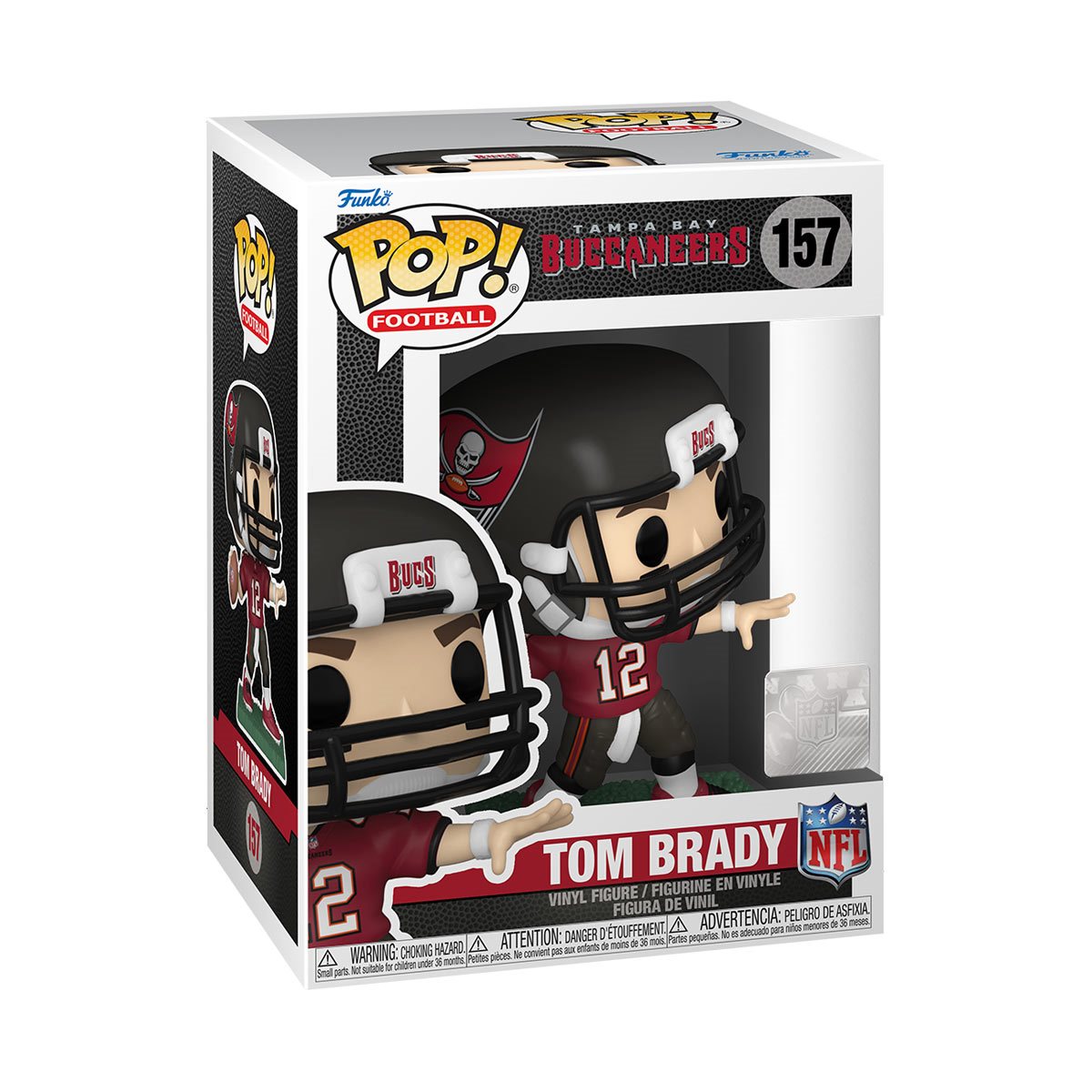 Tom Brady (Buccaneers Home) 157 - Funko Pop! Football