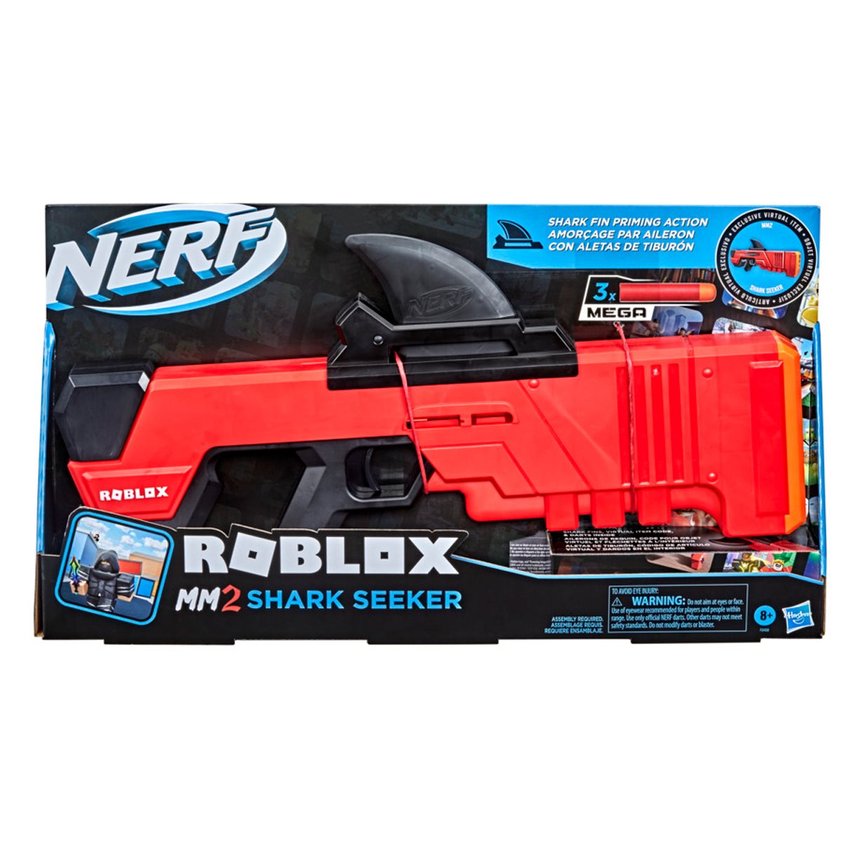 MM2: Shark Seeker Dart Blaster - Roblox NERF