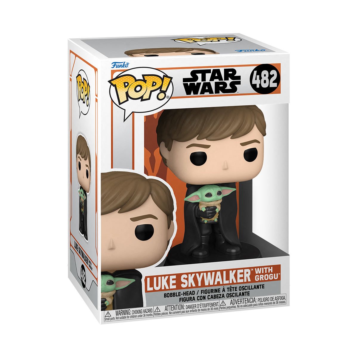 Luke Skywalker with Grogu 482 - Funko Pop! Star Wars: The Mandalorian