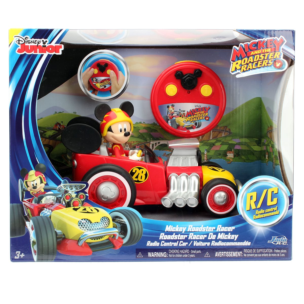 Mickey Mouse Roadster RC Vehicle - Disney Jada