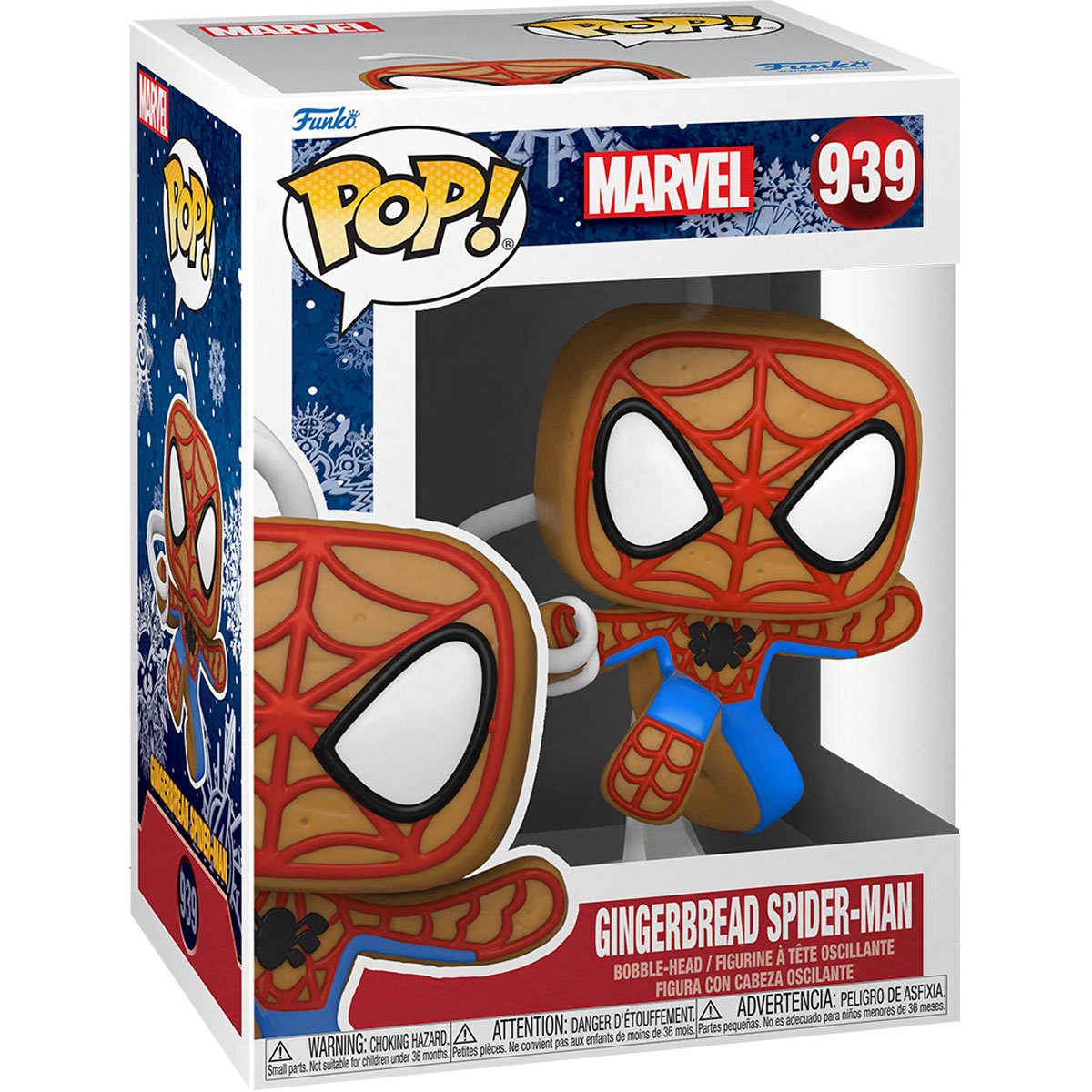 Gingerbread Spider-Man 939 - Funko Pop! Marvel