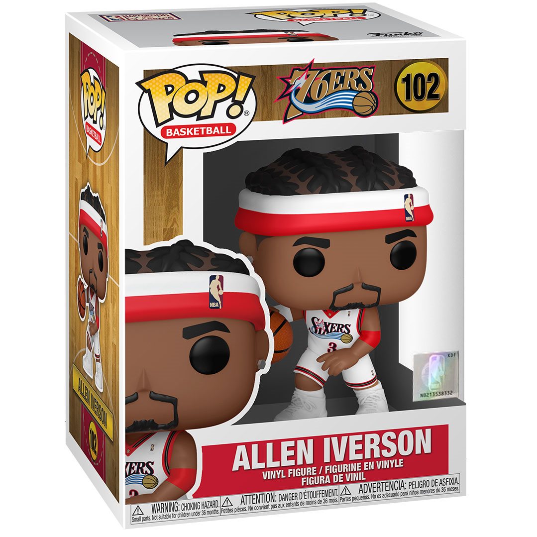 Allen Iverson (Sixers Home) 102 - Funko Pop! Basketball