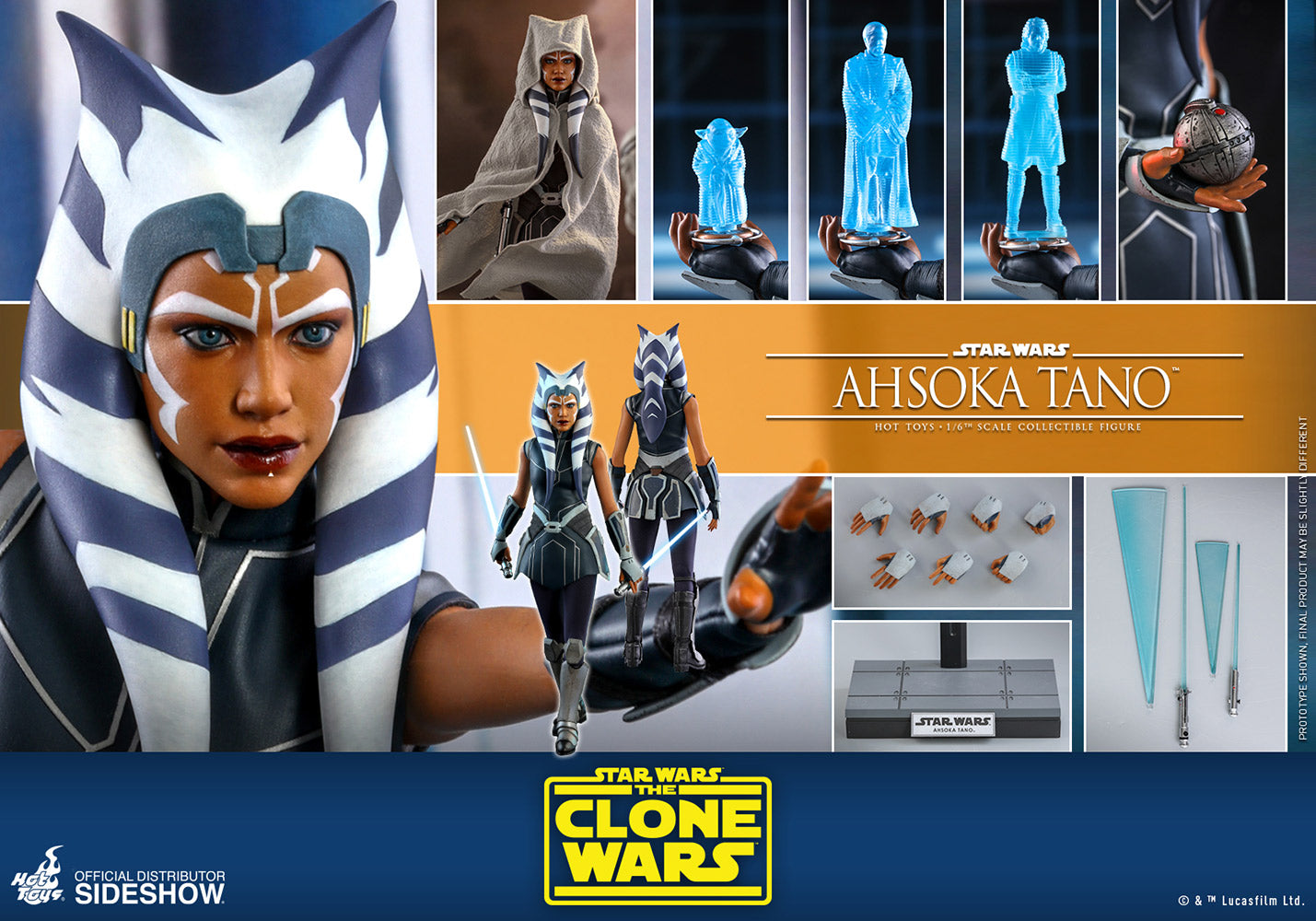 Ahsoka Tano 1/6 - Star Wars: The Clone Wars Hot Toys