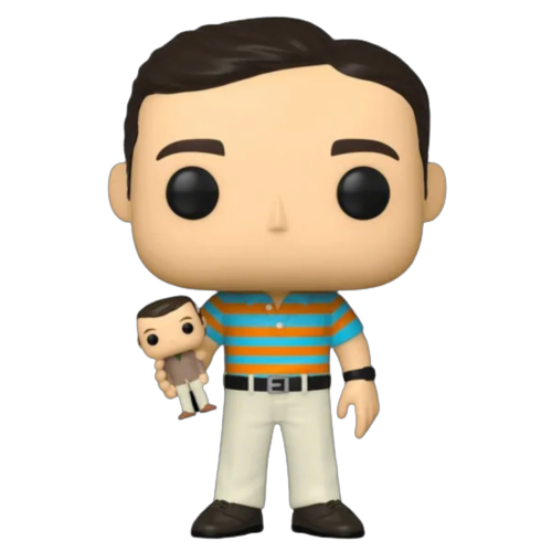 Andy Stitzer Holding Oscar Goldman 1064 - Funko Pop! Movies