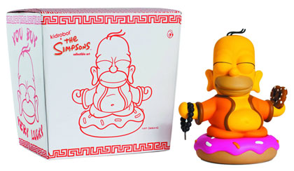 Homer Buddha Art Vinyl Figure - The Simpsons Kidrobot
