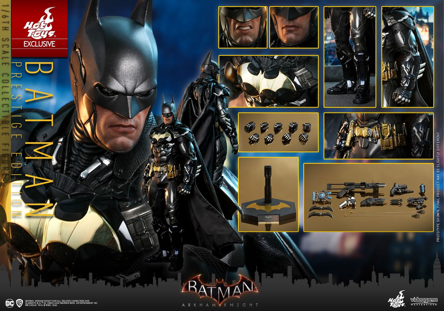 Batman Prestige Exclusive 1/6 - Batman: Arkham Knight Hot Toys