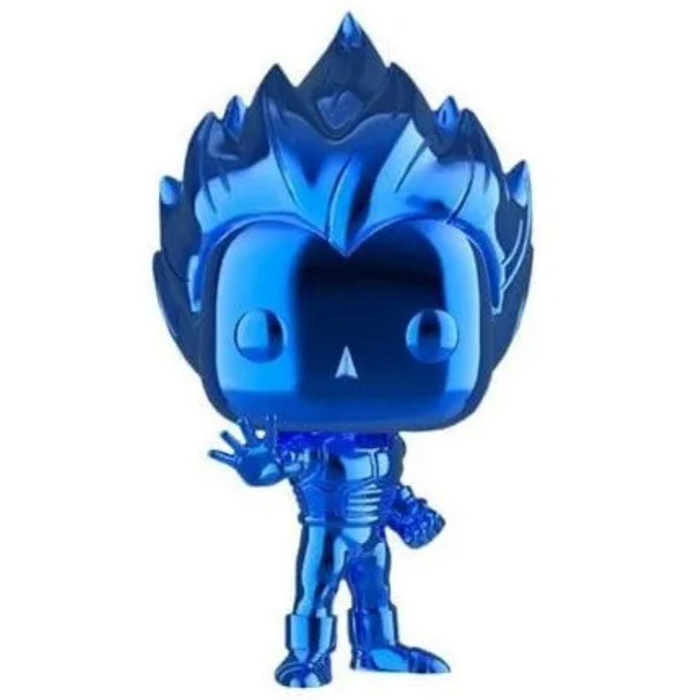 Super Saiyan Vegeta Blue Chrome 154 Fall Convention 2018 Limited - Funko Pop! Animation
