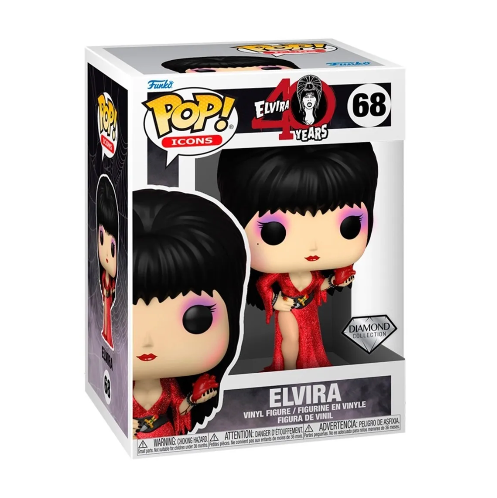 Elvira (40th Anniversary) 68 - Funko Pop! Icons