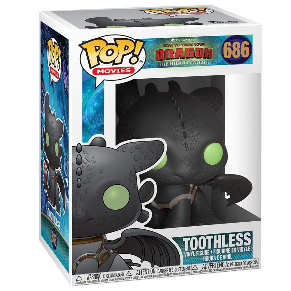 Toothless 686 - Cómo entrenar a tu dragón 3 Funko Pop! Movies