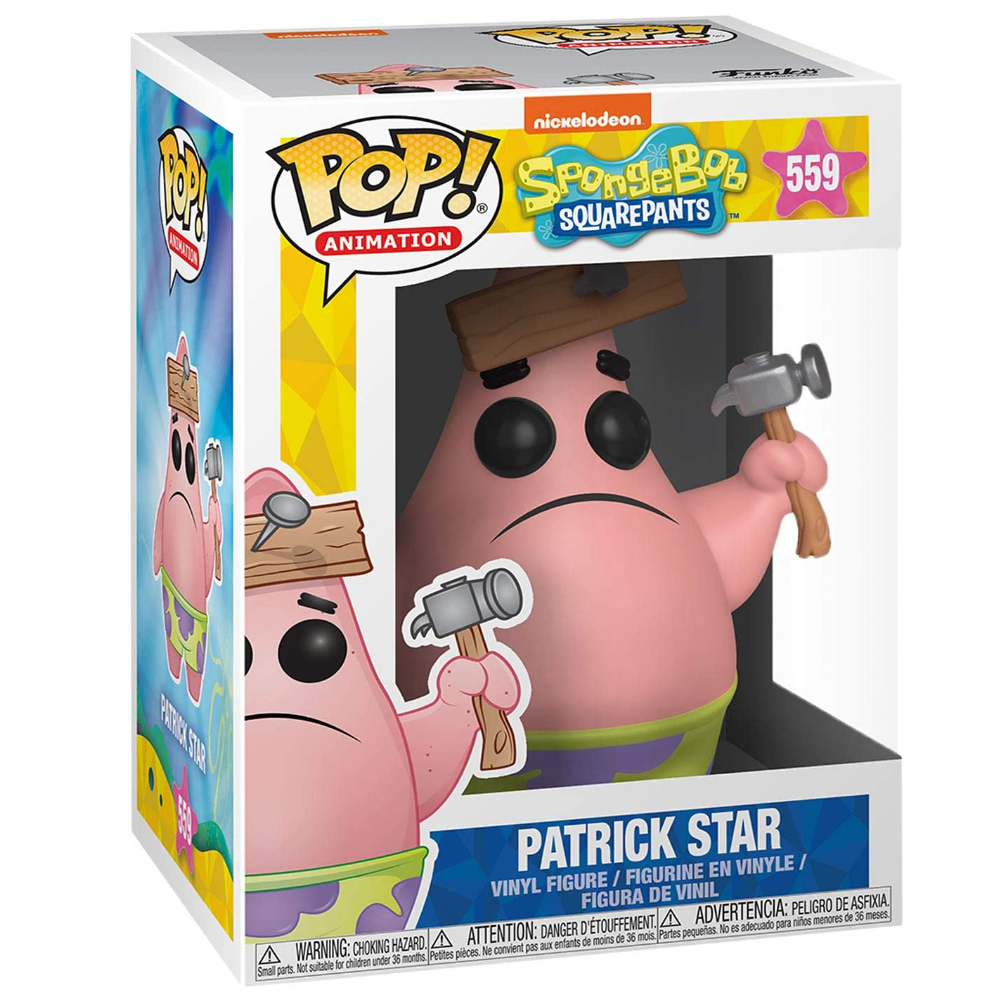 Patrick with Board 559 - Funko Pop! Animation
