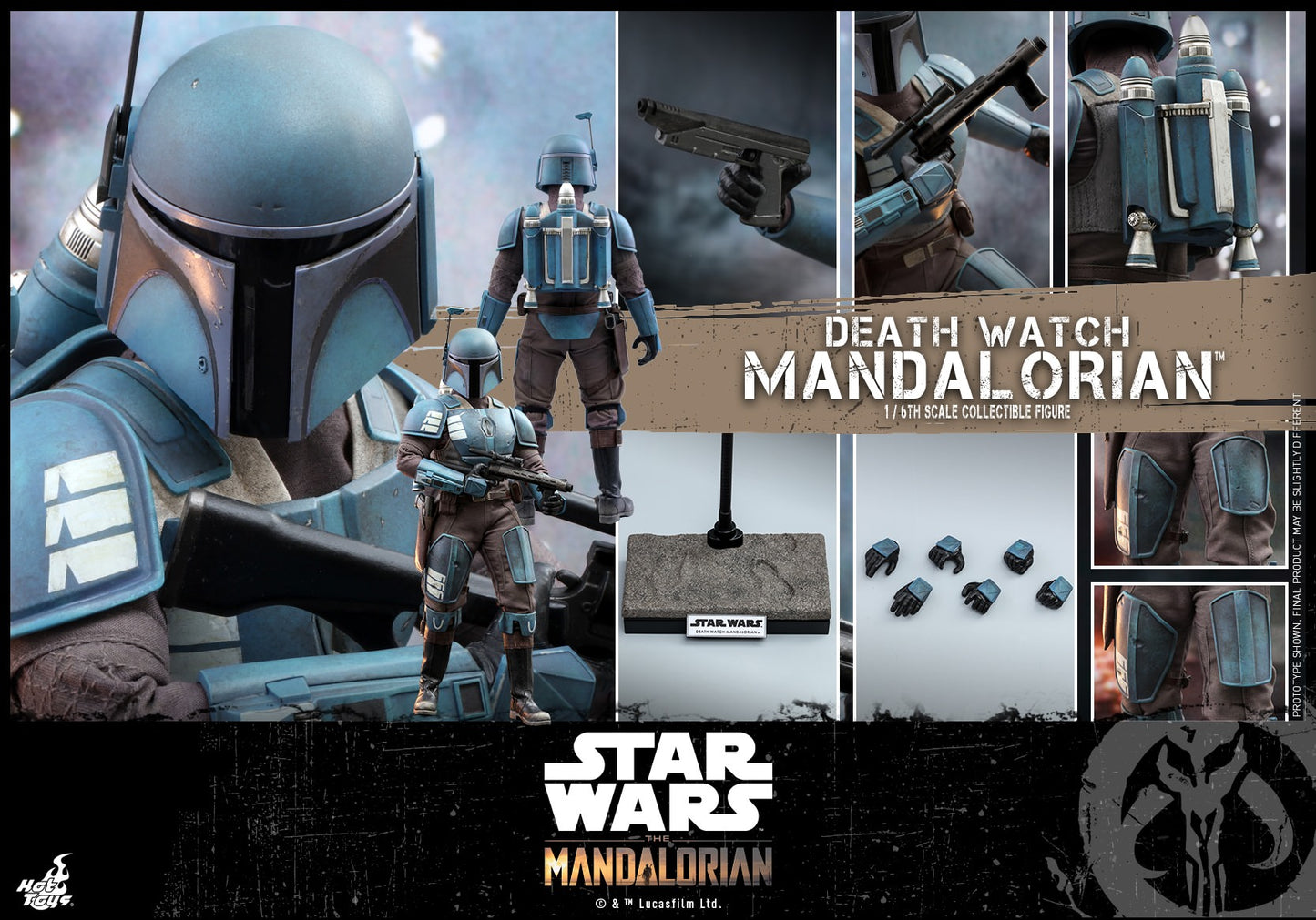 Death Watch Mandalorian 1/6 - Star Wars: The Mandalorian Hot Toys