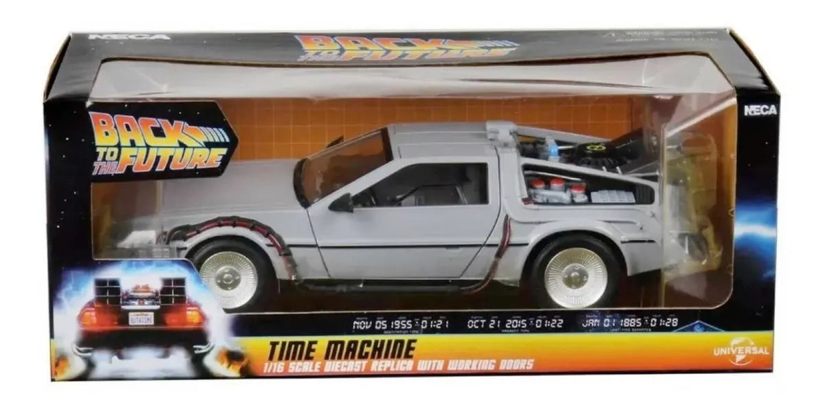 Time Machine Die-Cast Metal Vehicle - Back to the Future NECA