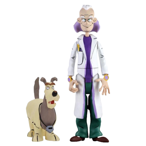 Doc Brown and Einstein Toony Classics - Back to the Future NECA