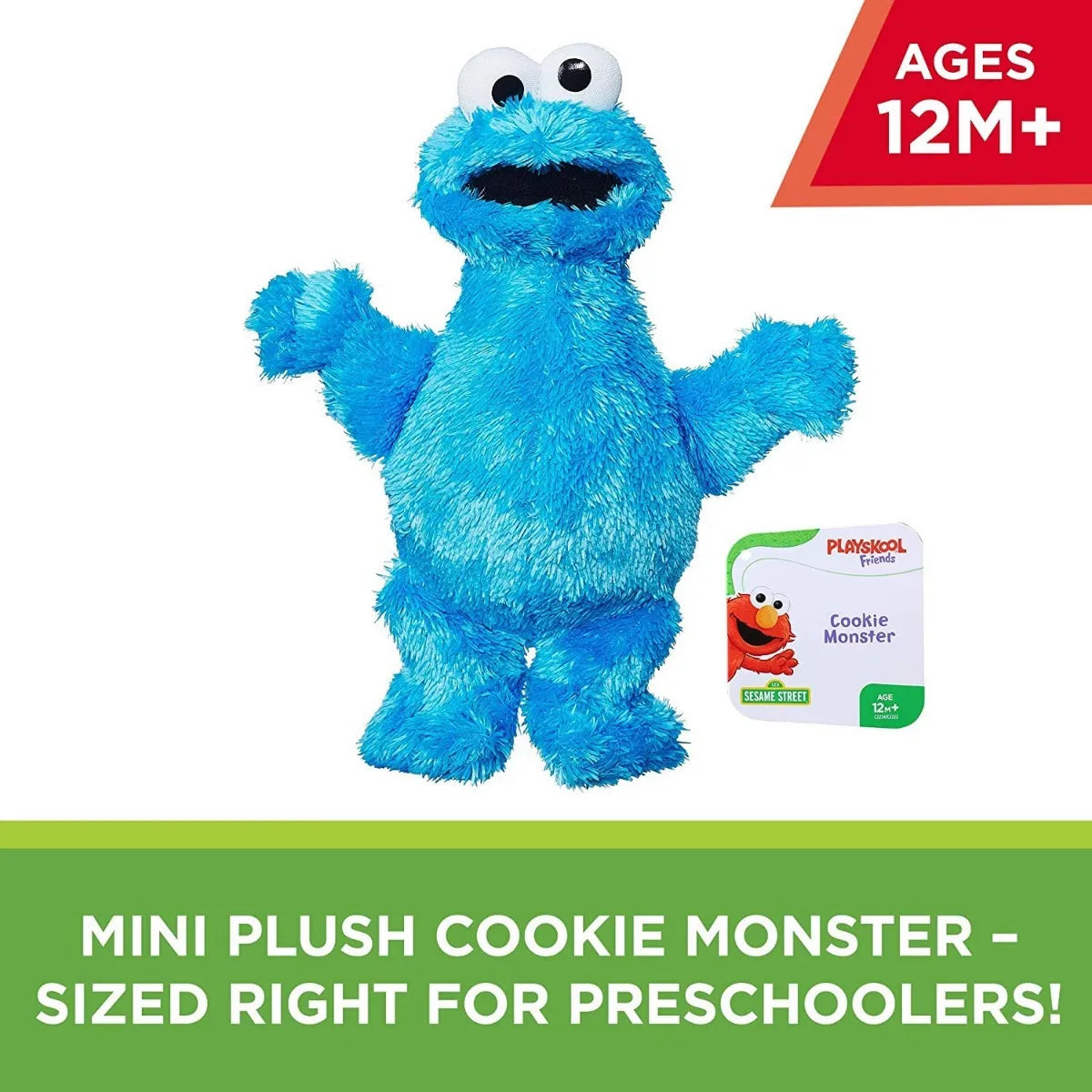 Cookie Monster Mini Plush - Sesame Street Hasbro Playskool Peluches