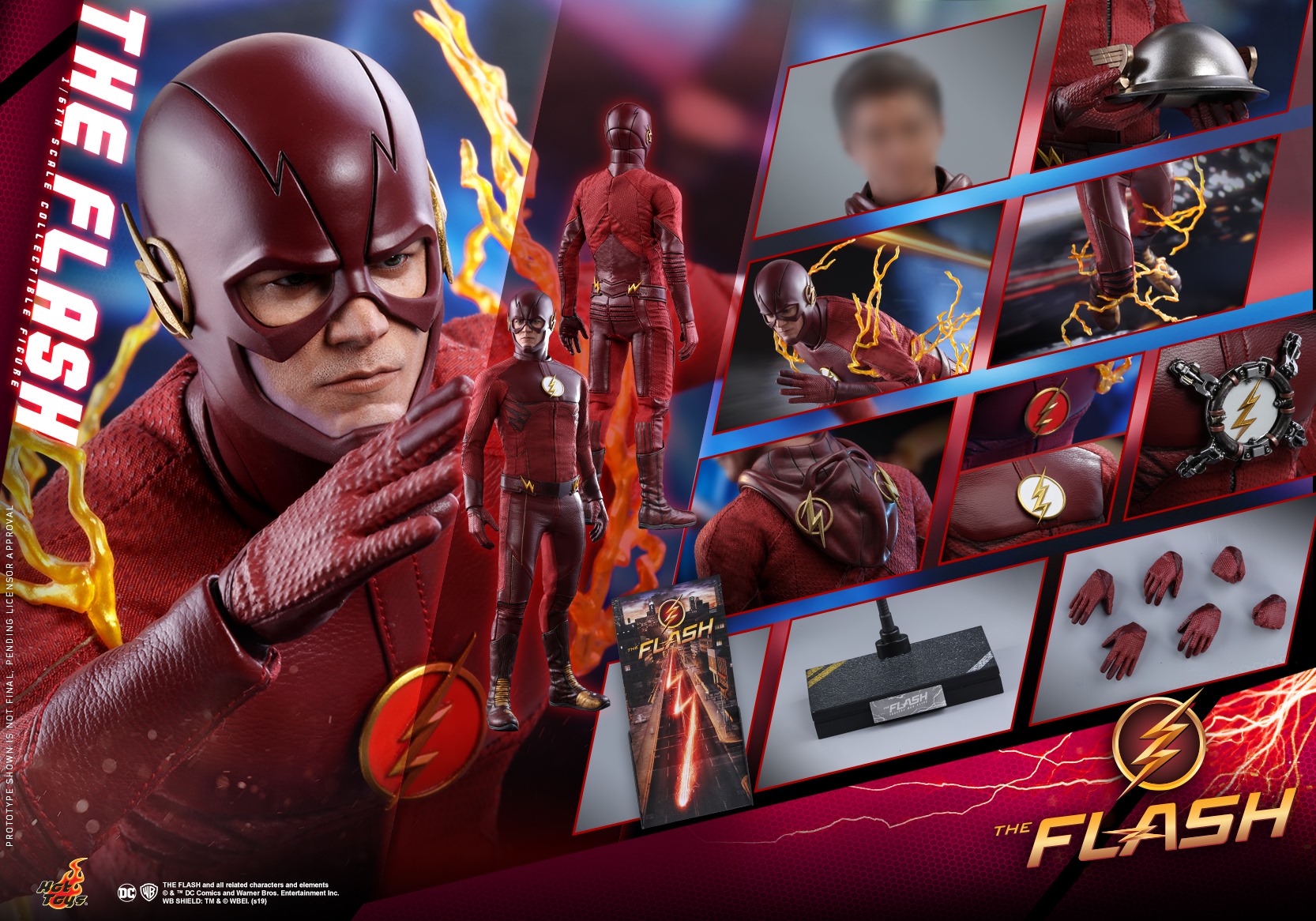 The Flash 1 6 The Flash Hot Toys Toylover Store