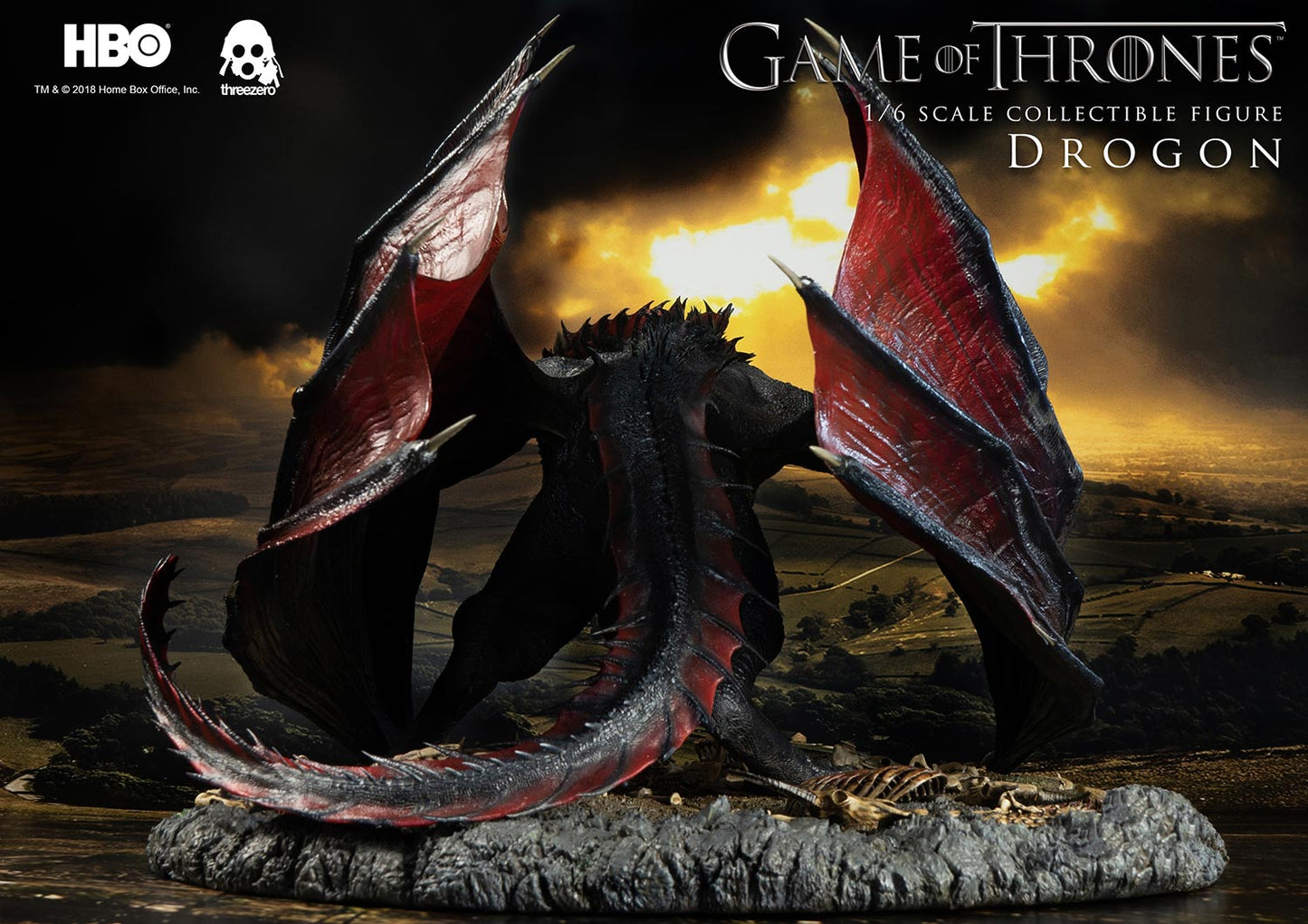 Drogon 1/6 - Game of Thrones Threezero Statue