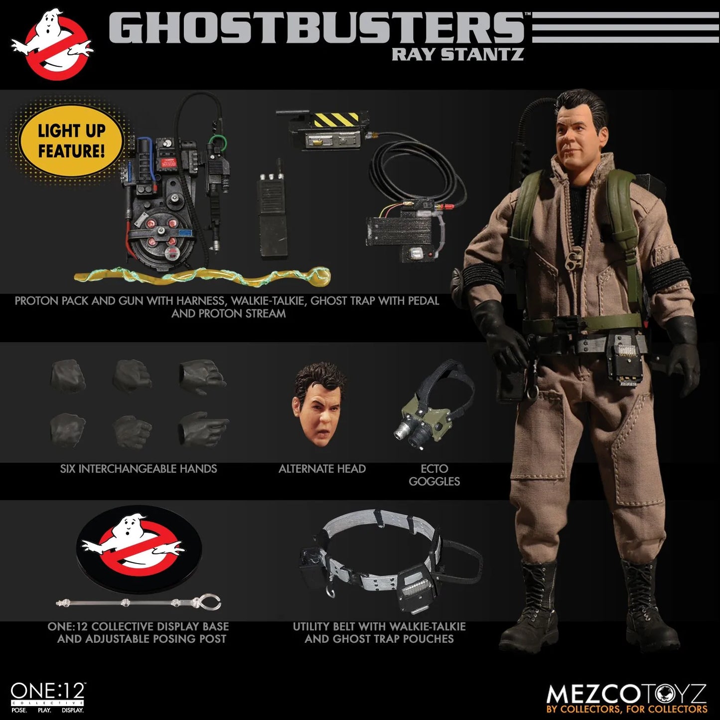 Ghostbusters One:12 Deluxe Set - Ghostbusters Mezco Toyz