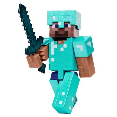 Steve Diamond Level (SDCC 2022 Exclusive) - Minecraft Mattel