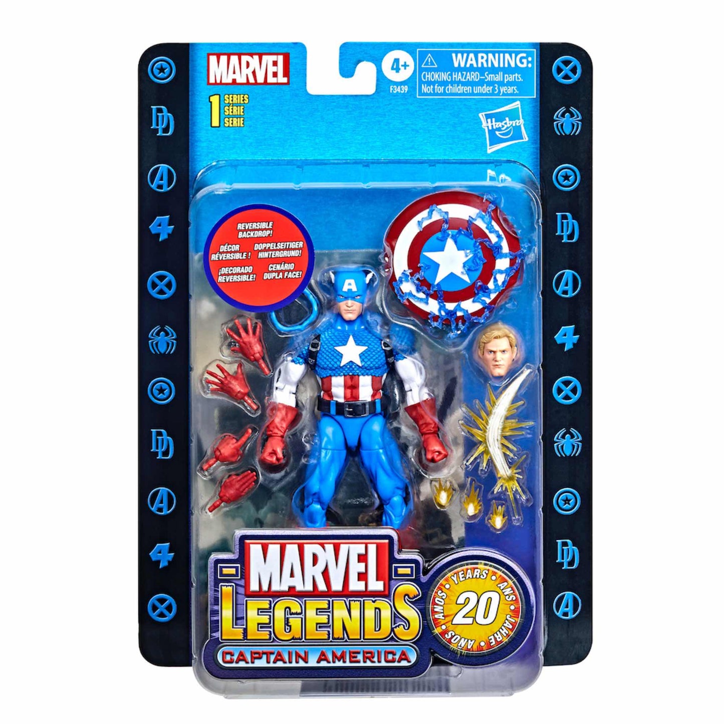 Captain America 20th Anniversary - Marvel Hasbro Legends Retro