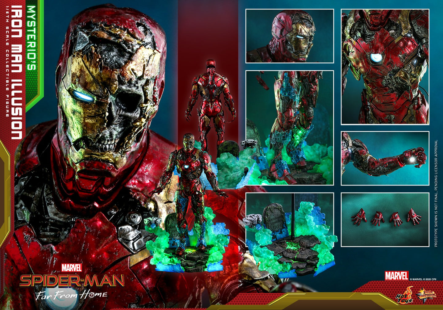 Mysterio's Iron Man Illusion 1/6 - Spider-Man: Far From Home Hot Toys