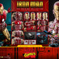 Iron Man (The Origins Collection) Deluxe 1/6 - Marvel Comics Hot Toys Die-Cast Metal