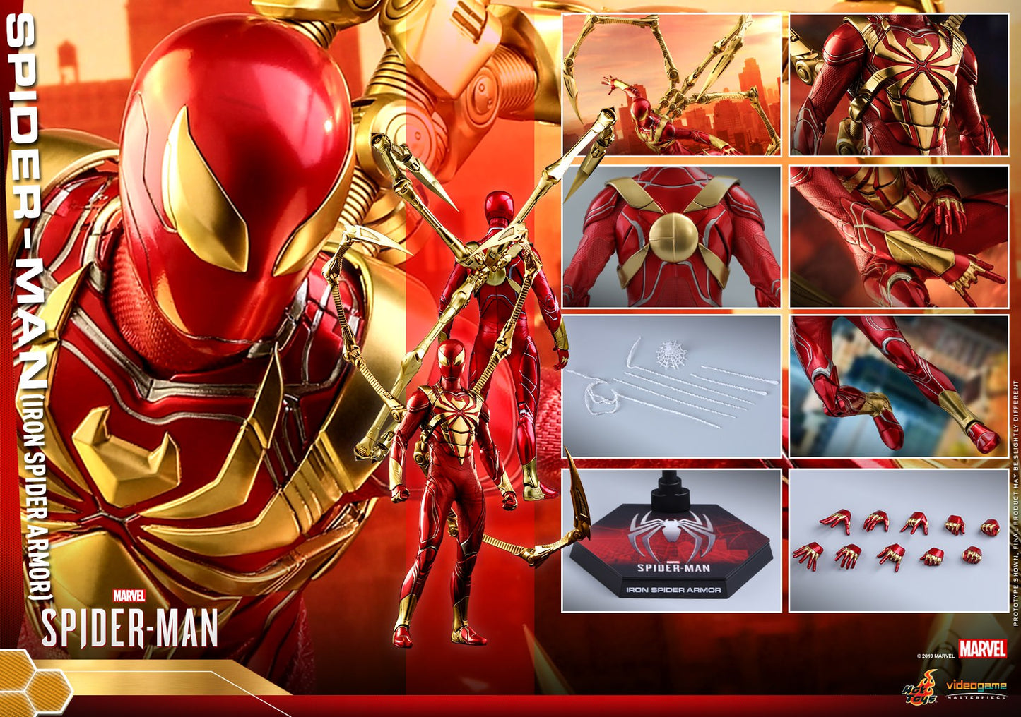 Spider-Man Iron Spider Armor 1/6 - Marvel's Spider-Man Hot Toys