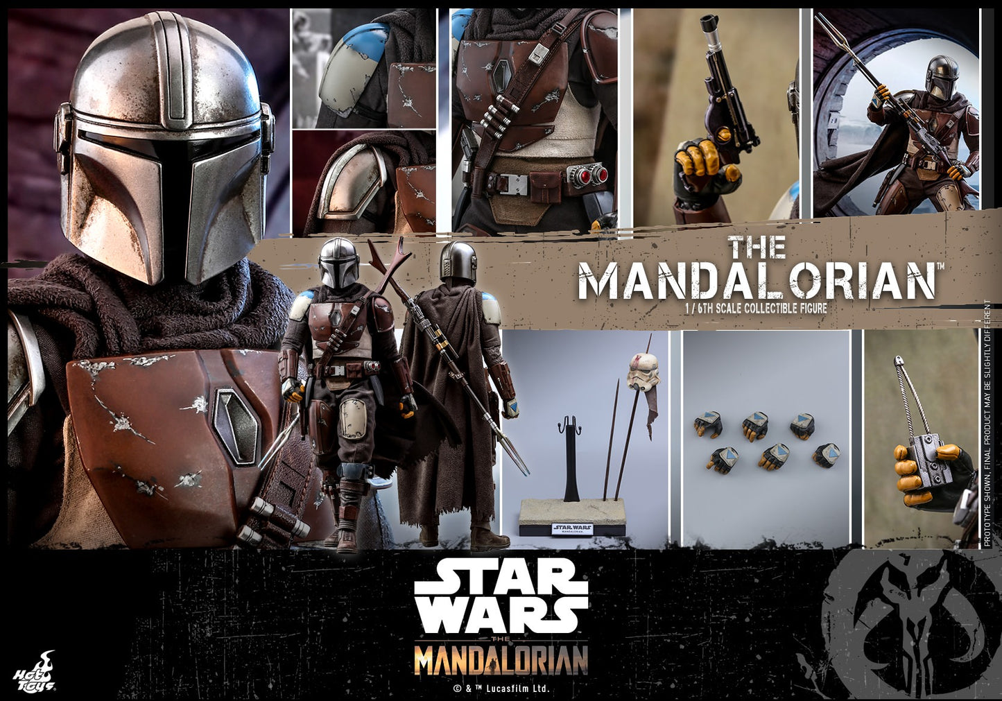 The Mandalorian 1/6 - Star Wars: The Mandalorian Hot Toys