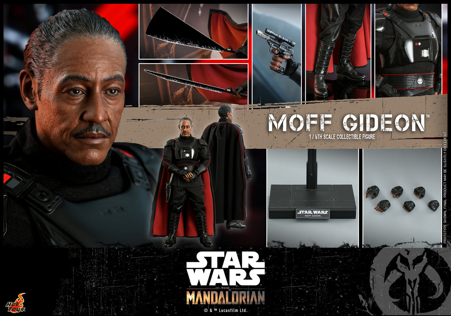 Moff Gideon 1/6 - Star Wars: The Mandalorian Hot Toys
