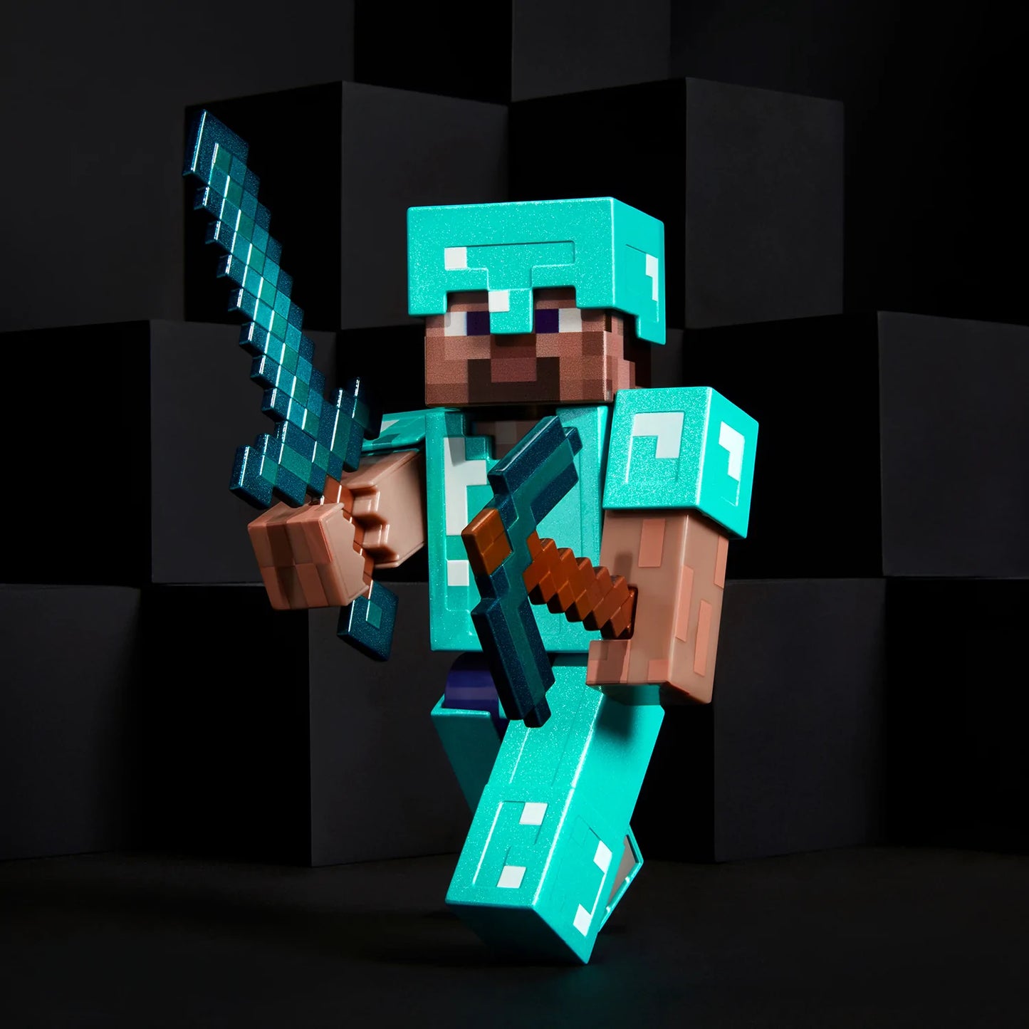 Steve Diamond Level (SDCC 2022 Exclusive) - Minecraft Mattel