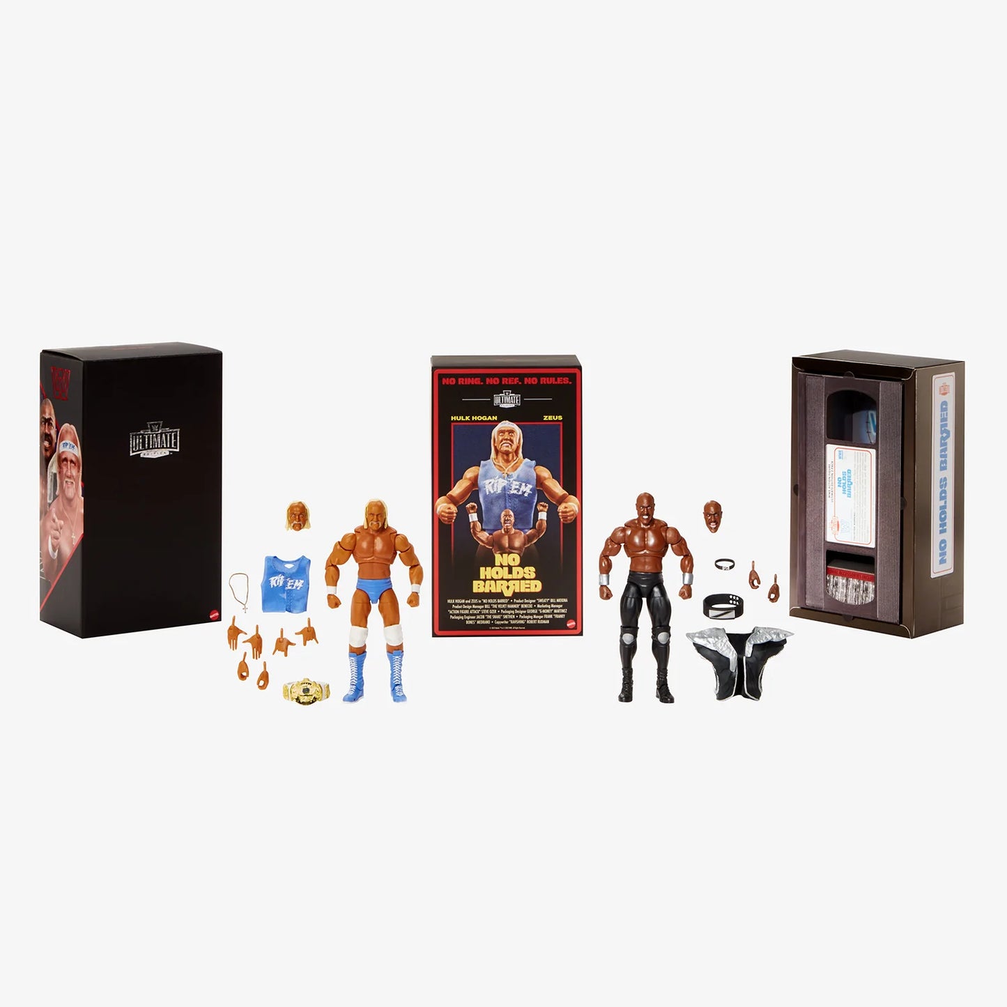 Hulk Hogan & Zeus Ultimate Edition Set (SDCC 2022 Exclusive) - WWE: No Holds Barred Mattel