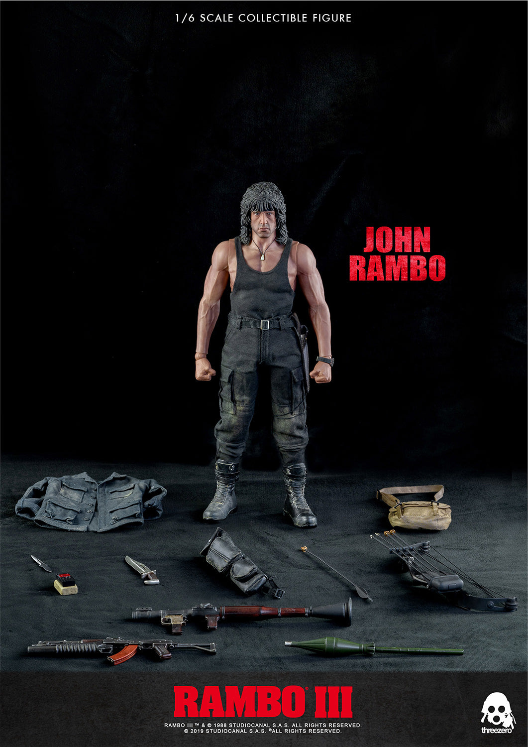 John Rambo 1/6 - Rambo III Threezero