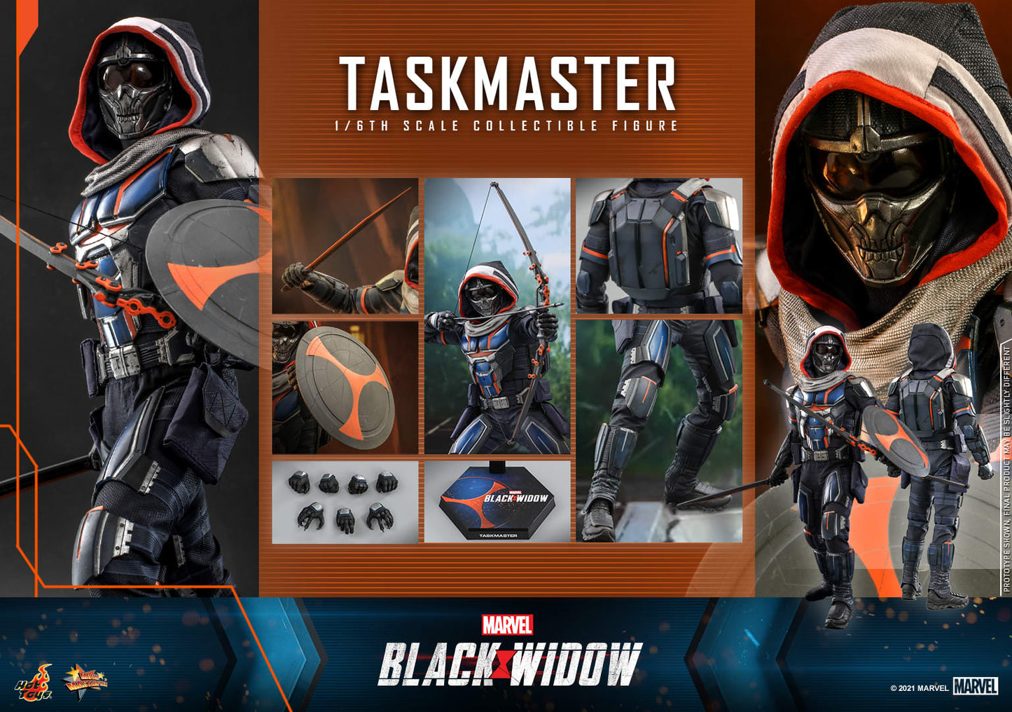 Taskmaster 1/6 - Black Widow Hot Toys