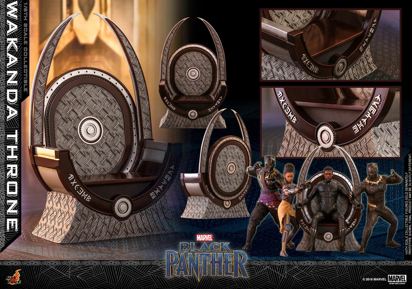 Wakanda Throne 1/6 - Black Panther Hot Toys